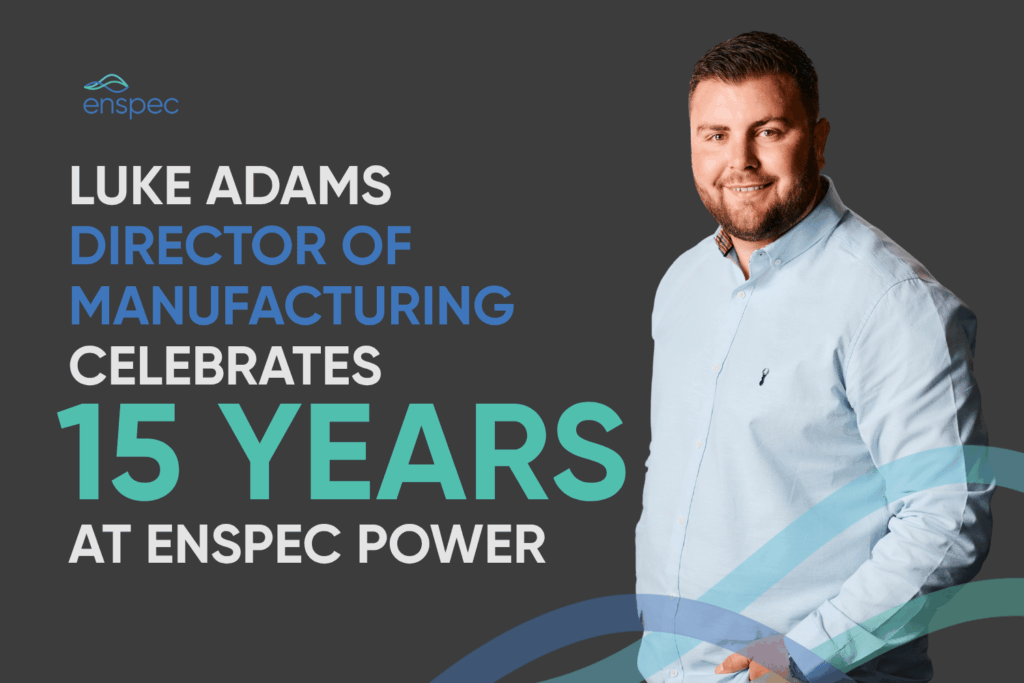 luke adams 15th anniversary Enspec Power